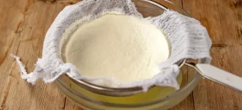 طرز تهیه سر شیر از شیر پر چرب