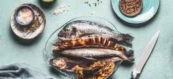 خوراک ماهی و قارچ، مناسب برای وعده افطار