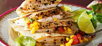 کوسادیلا مرغ، پیش غذای خوشمزه مکزیکی