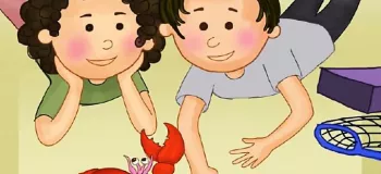 قصه تصویری کودکانه هکتور، خرچنگ گوشه گیر