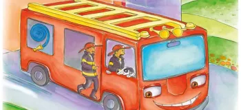قصه تصویری کودکانه بیلی، ماشین آتش نشانی