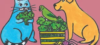 داستان کودکانه تصویری گربه‌ی باغبون