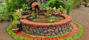 چگونه با آکواریوم آبشاری زیبا، ماهی ها و درختان باغ خود را به فضایی شیرین تبدیل کنید !