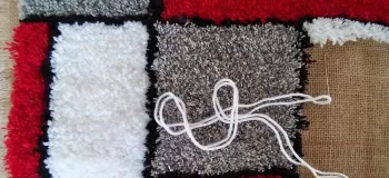 ساخت فرش پشمی با رنگ های زیبا و وسایل ساده و در دسترس !