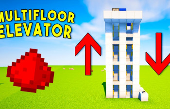 2 روش ساده برای ساخت آسانسور در ماین کرافت Minecraft