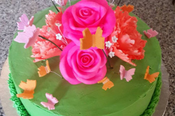 کیک تولد دخترانه خاص ۹۸ | تزیین کیک تولد با طراحی زیبا