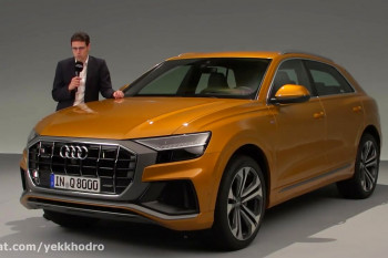بررسی ظاهر و فضای درونی آئودی Q8 مدل 2019 ( Audi Q8 )