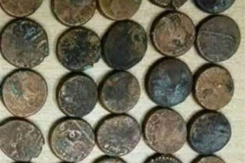 ۶۰ سکه و صندوقچه قدیمی در فریمان کشف شد + عکس