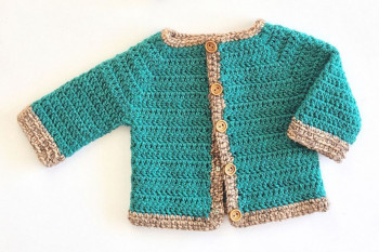 آموزش بافتنی : بافت ژاکت پسرانه