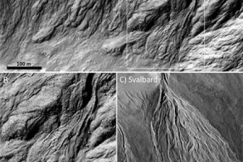 رودخانه‌ی باستانی - سیاره‌ مریخ - - عکس