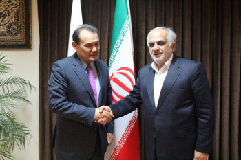 تصاویر تجارت بین ایران و قزاقستان افزایش یابد
