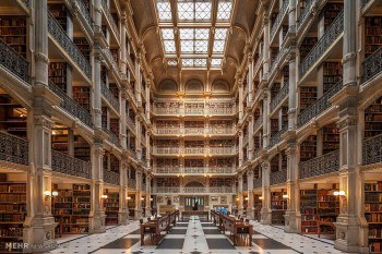 تصاویر عظیم ترین کتابخانه های جهان