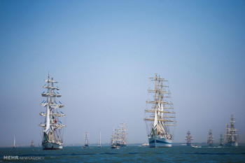 تصاویر مسابقه کشتی های بلند بادبانی در لیسبون