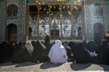 تصاویر مراسم دعای عرفه در قزوین