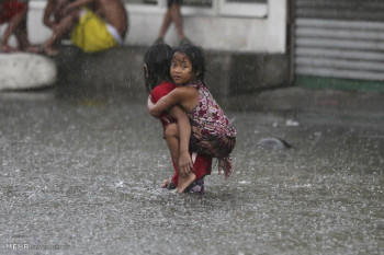 تصاویر طوفان در فیلیپین