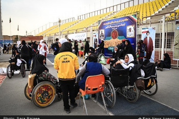 تصاویر مسابقات دوومیدانی جانبازان و معلولین بانوان قهرمانی کشور