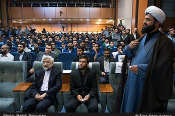 تصاویر سخنرانی سعید جلیلی در دانشگاه شهید رجایی