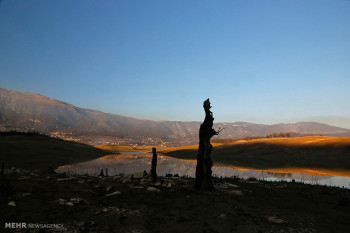تصاویر خشک شدن دریاچه رامسکو در بوسنی