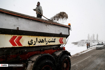 تصاویر بارش برف در کردستان