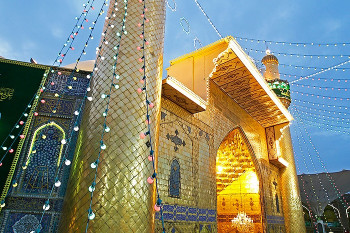 تصاویر حرم امام علی (ع) در شب میلاد