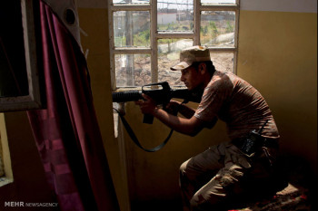 تصاویر تداوم نبرد در موصل