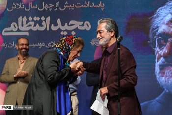 تصاویر مراسم بزرگداشت مجید انتظامی