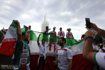 تصاویر حاشیه های دیدار تیم های فوتبال ایران و مراکش