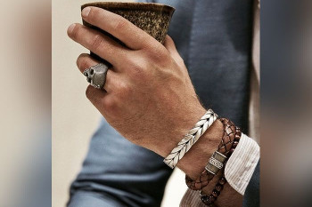 دستبند جدید مردانه 1401 | دستبند اسپرت | دستبند مردانه استیل | دستبند چرم طبیعی مردانه