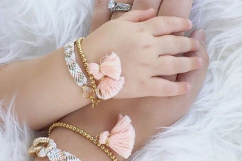 دستبند نوزادی 1401 | دستبند پلاک نوزادی | دستبند نوزادی دخترانه | دستبند نوزادی چشم نظر 