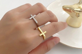 انگشتر صلیب | انگشتر صلیب مردانه | انگشتر صلیب دخترانه