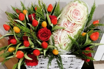 هندوانه شب چله 2023 | تزیین هندوانه برای مهمان | تزیین هندوانه شب چله عروس