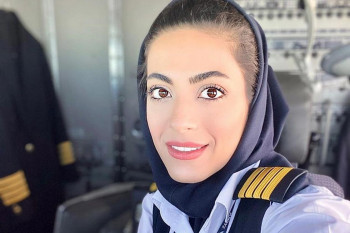استایل تنها خلبان زن ایرانی در کنسرت محسن یگانه !