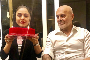 چهره شیک و زیبای همسر جمشید هاشم پور / ببیند و انگشت به دهان بمانید !!