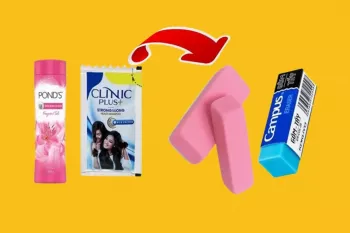 نحوه ساخت پاک کن در خانه / کمتر از 2 دقیقه پاک کن خونگی درست کن!