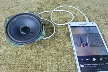 نحوه اتصال بلندگو به موبایل و تست صدای بالا