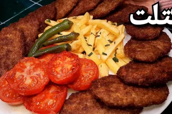 طرز تهیه کتلت سنتی و اصیل ایرانی با سیب زمینی
