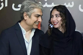 مهدی پاکدل و همسرش رعنا آزادی ور در نمایی از فیلم آمین