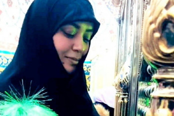 خاطره جالب الهام چرخنده سفیر حجاب و عفاف از زیارت مشهد