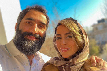 لاغری شدید زوج بازیگر مشهور سوژه فضای مجازی شد !!