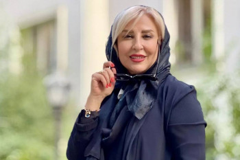 مرجانه گلچین در کنار عموی هنرمند و مشهورش !!