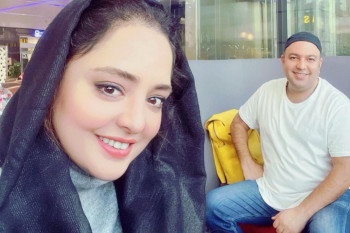 خرابکاری نرگس محمدی روی سر همسرش !!