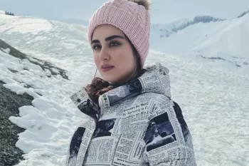 استایل جدید و خیلی شیک خانم بازیگر برای سال نو !!
