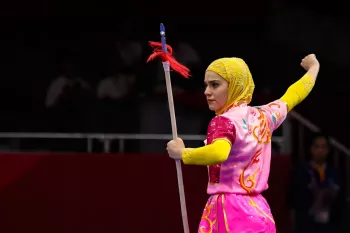 رفتار جالب میزبان مسابقات تالو لحظه مصدومیت مینا پناهی ورزشکار ایرانی