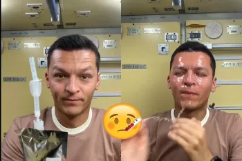 فضانوردها چطور صورتشان را می شویند ؟
