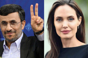 توئیت احمدی نژاد برای آنجلینا جولی 