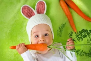 دادن هویج و آب هویج به نوزاد : از چند ماهگی به نوزاد هویج بدهیم ؟