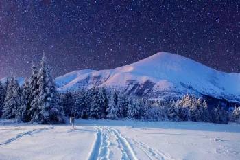 دانلود گیف شب بخیر زمستانی زیبا و رویایی