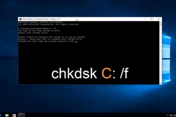 رفع ارور هارد دیسک در ویندوز 10 با دستور CHKDSK