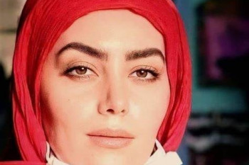چهره متفاوت هدیه بازوند در لباس عروسی!