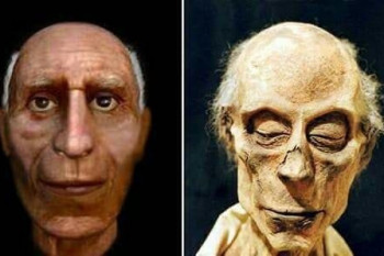 بازسازی رایانه‌ای چهره فرعون مصر از روی جسد مومیایی!